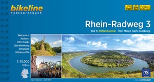 Bikeline Rhein-Radweg Teil 3. Mainz - Duisburg
