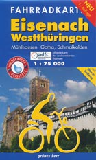 Fahrradkarte Eisenach Westthüringen