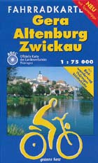 Fahrradkarte Gera - Altenburg - Zwickau