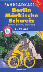 Grünes herz Fahrradkarte  Märkische Schweiz