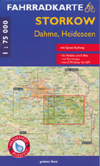 Fahrradkarte Storkow Dahme, Heideseen Fahrradkarte Storkow Dahme, Heideseen