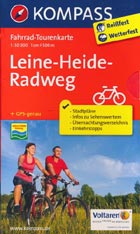 Fahrrad-Tourenkarte Leine-Heide-Radweg