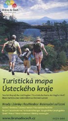Touristische Karte der Region Ústeckého kraje Touristische Karte der Region Ústeckého kraje