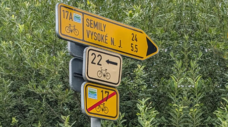 Greenway 17A Hinweisschild
