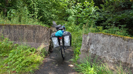 Engstelle am Radweg 17