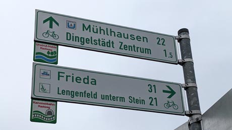 Wegweiser in Dingelstädt