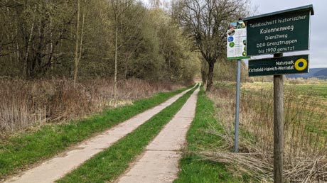 Kanonenbahn-Radweg Kolonnenweg