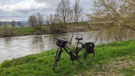 Ankunft am Werra-Ufer Frieda