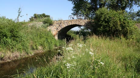 Klusdamm-Radweg 2008: Klusbrücke