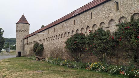 Stadtmauer in Möckmühl Stadtmauer in Möckmühl
