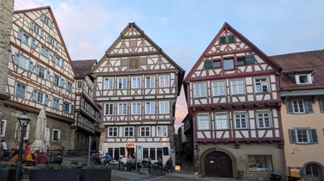 Blick zum Kloster Großcomburg