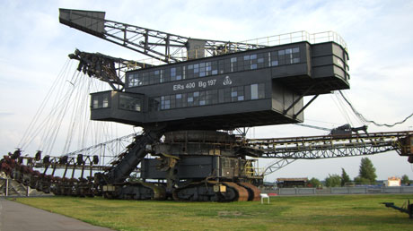 Ferropolis Stadt aus Eisen