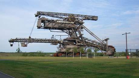 Ferropolis Stadt aus Eisen