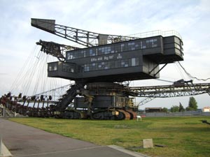 Ferropolis Stadt aus Eisen