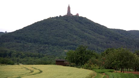 Blick zum Kyffhäuserdenkmal