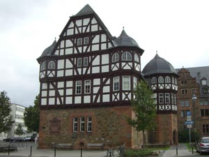 Gießen Fachwerk Neues Schloss Gießen Fachwerk Neues Schloss