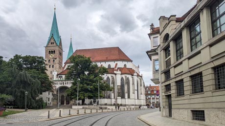 Lech-Radweg - Augsburger Dom Lech-Radweg - Augsburger Dom