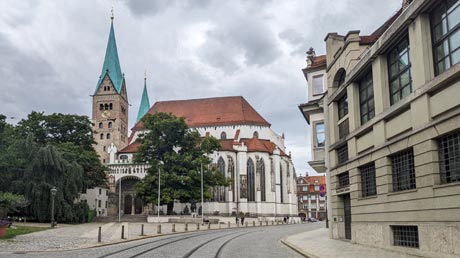 Lech-Radweg - Augsburger Dom