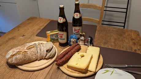 Holzgau Tirol - Abendessen in Ferienwohnung