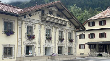 Lech-Radweg in Tirol Holzgau miniM Einkaufsmarkt