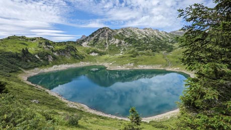 Lechweg Lechursprung Formarinsee Lechweg Lechursprung Formarinsee