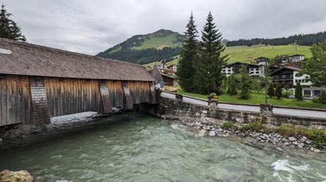 Lech am Arlberg Brcke ber den Lech