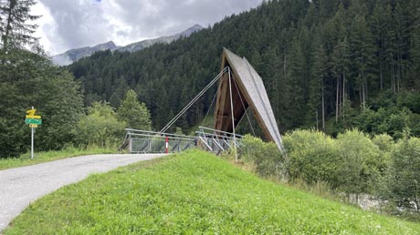 Lech-Radweg Tirol Lechbrcke Drnau