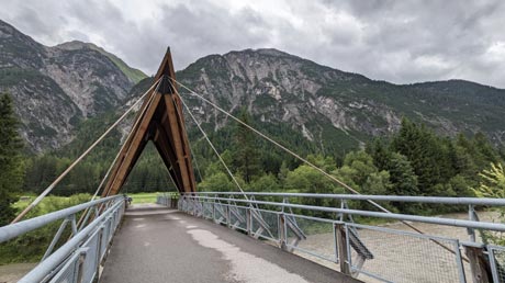 Lech-Radweg Tirol - Lechbrcke Drnau