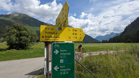 Lech-Radweg Wegweiser Lech-Radweg Wegweiser
