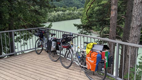 Lech-Radweg - Lechfall in Fssen