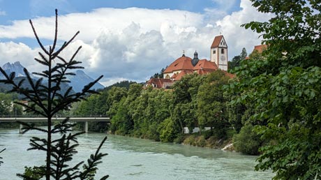 Lech-Radweg - Lech in Fssen