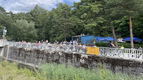 Lech-Radweg Cafe am Hochablass Augsburg