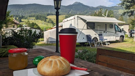 Frühstück Campingplatz Lermoos Frühstück Campingplatz Lermoos