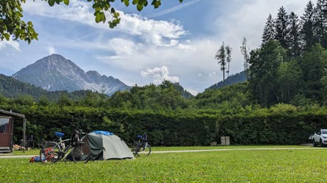 Lech-Radweg Campingplatz Reutte in Tirol