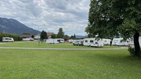 Lech-Radweg Campingplatz Reutte in Tirol