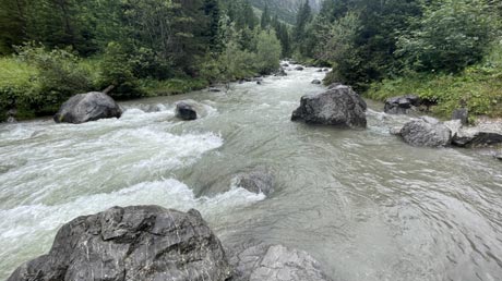 Wanderung auf dem Lechweg, Höhenbach