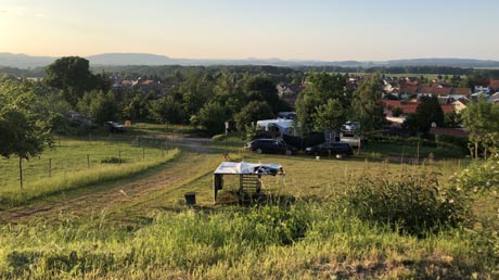 Campingplatz Bergwiese Thalwenden Ausblick Campingplatz Bergwiese Thalwenden Ausblick