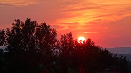 Campingplatz Thalwenden Sonnenuntergang Campingplatz Thalwenden Sonnenuntergang