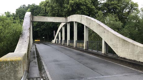 Leine-Heide-Radweg Leinebrcke Haieshausen