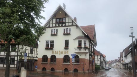 Leine-Heide-Radweg Rathaus Gronau