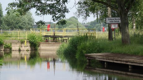 Leine-Heide-Radweg Schleuse Neustadt