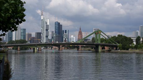 Mainradweg in Frankfurt