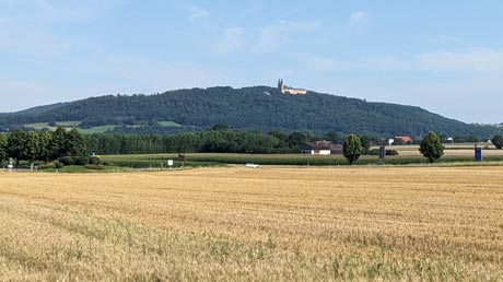 Blick vom Mainradweg zu Vierzehnheiligen Blick vom Mainradweg zu Vierzehnheiligen