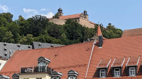 Kulmbach Blick zur Plassenburg Kulmbach Blick zur Plassenburg