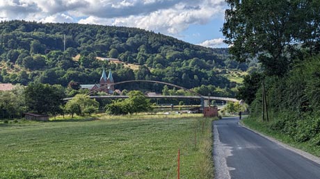 Mainradweg bei Erlach Mainradweg bei Erlach