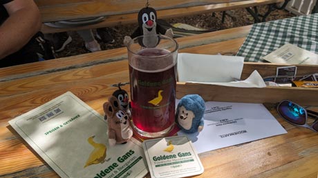 Wrzburg Biergarten Goldene Gans