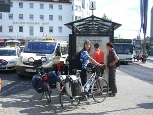 Ankunft in Bayreuth Ankunft in Bayreuth