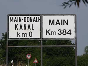 Main-Donau-Kanal Anschluss an den Main