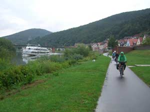 Mainradweg hinter Freudenberg Mainradweg hinter Freudenberg