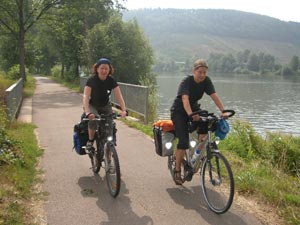 auf dem Mosel-Radweg nach Trier